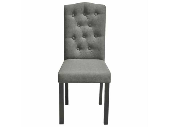 KGHERMDF Esszimmerstühle 6 STK. Grau Stoff Gepolsterte Sitzfläche, Stabile Holzbeine, Ergonomisches Design, Belastbar bis 110 kg