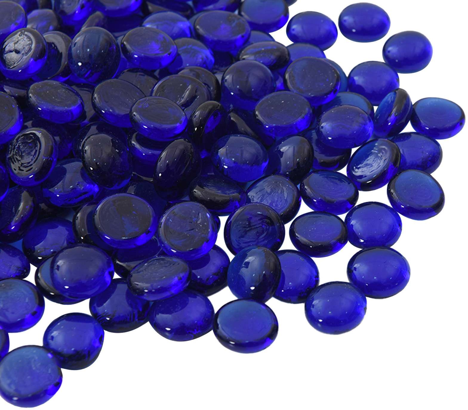 vidaXL Pépite en verre 17-19 mm Bleu cobalt Verre