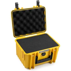 B&W International Outdoor Case Type 2000 mit Schaumstoff Inlay (Fotokoffer, 7 l), Kameratasche, Gelb