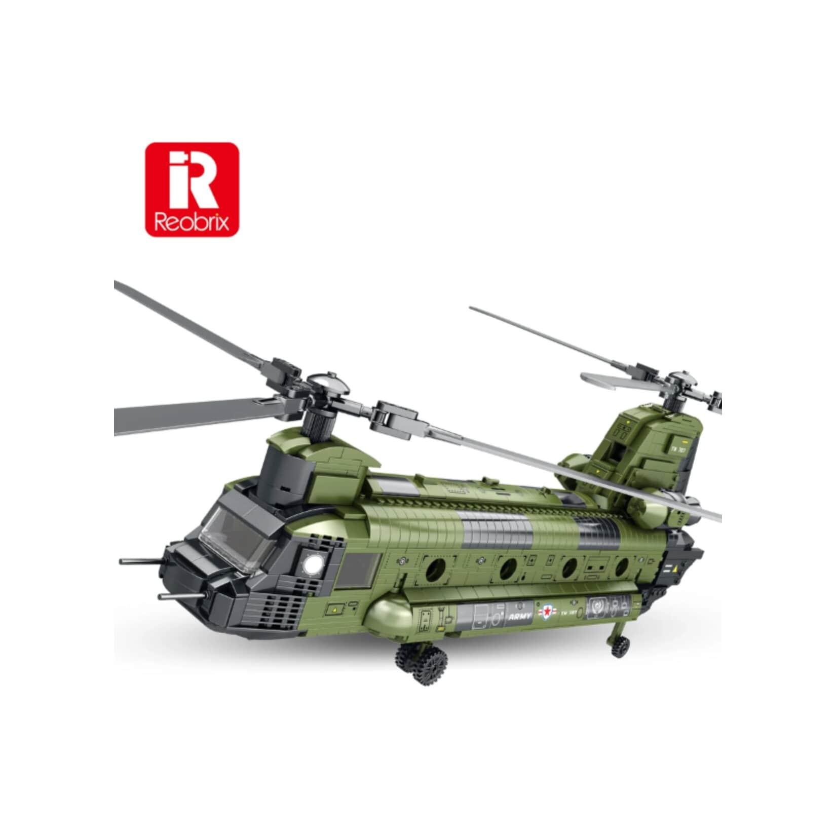 Reobrix 33031 CH-47 Transporthubschrauber Klemmbaustein 1458 Teile ab 14
