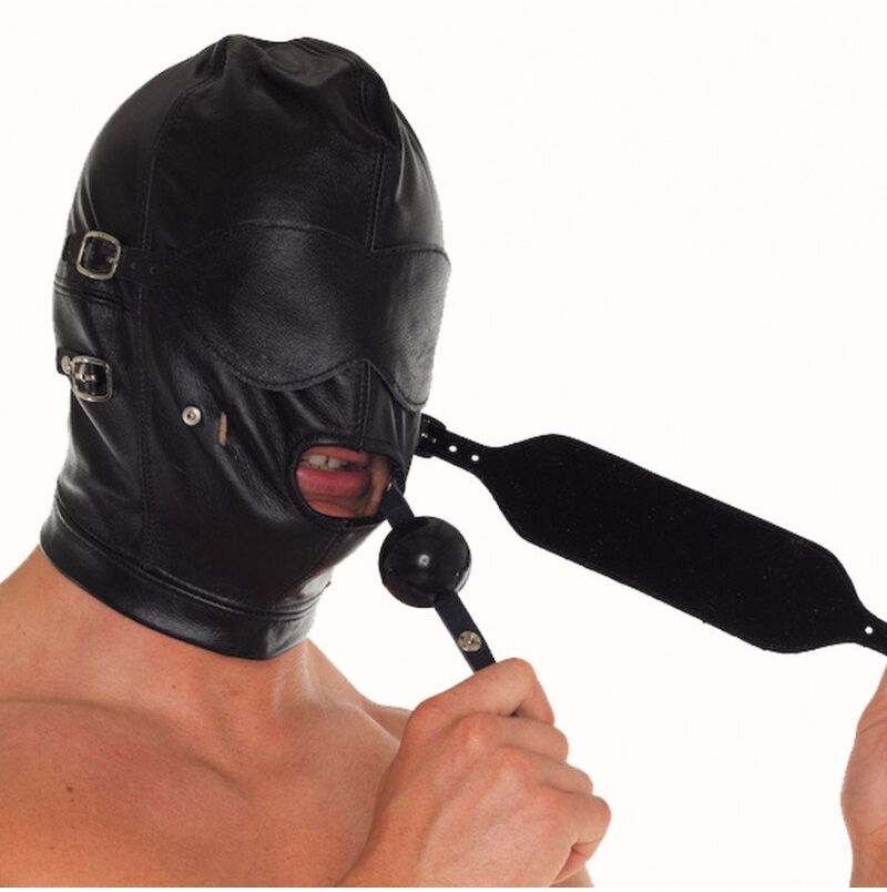 Rimba Cagoule escamotable aux yeux et la bouche avec baillon et boutons-pression