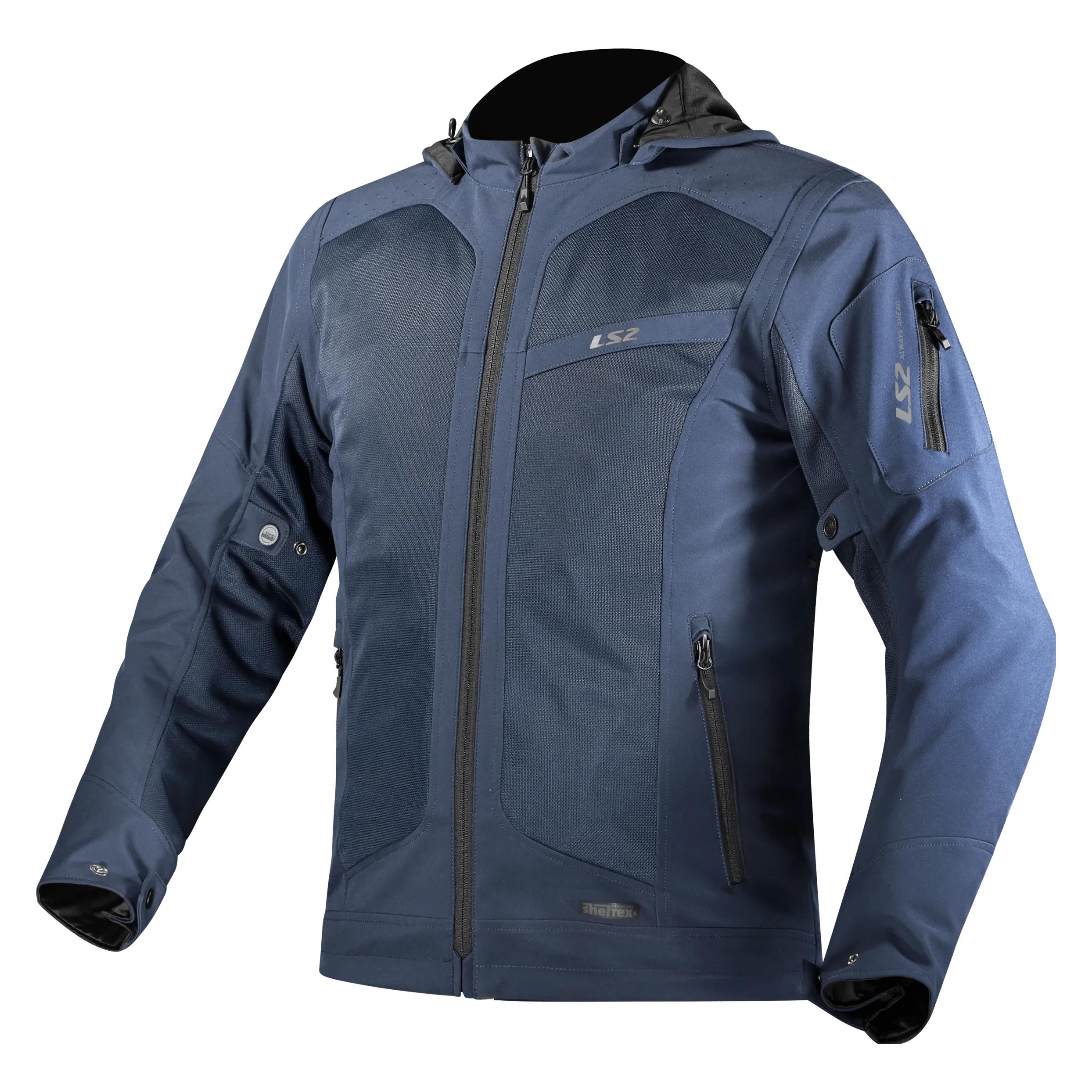 LS2 Jacke Bolton Air Herren Dunkelblau Gr. L (L) (64300S0123L)