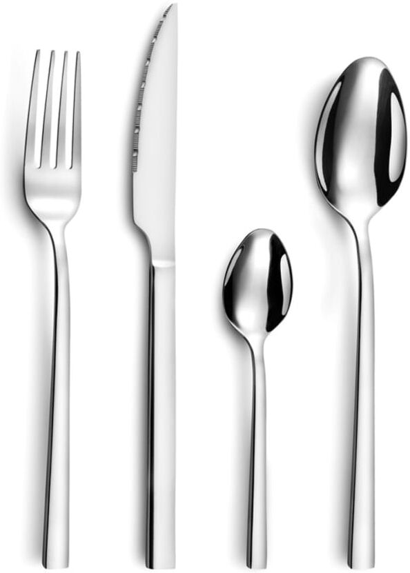 Amefa Ménagère 24 pièces avec couteaux steak Argenté 1x1x1cm