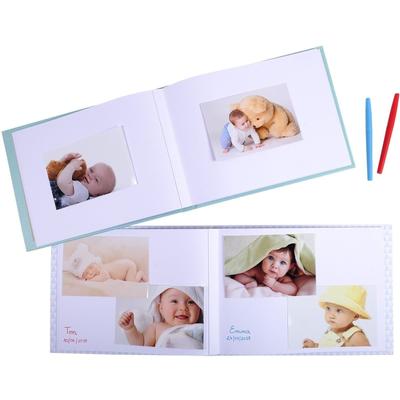 Exacompta Fotoalbum Baby 28,5x22cm 30 Seiten grau