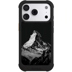 Nivocase Hülle für Apple iPhone 18 Pro Stossfeste Handyhülle NIVOmax Case Schwarz Alpspitze Berg Schnee (Apple iPhone 18 Pro), Smartphone Hülle, Schwarz