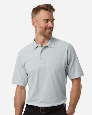 CORE365 CE106 Men's Resolve CVC Performance Pique Polo Shirt in Platinum size 5XL   60/40 cotton/polyester