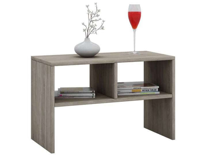 Mid.you Couchtisch, Eichefarben, Holzwerkstoff, rechteckig, Wange, 30x40x63 cm, Wohnzimmer, Wohnzimmertische, Couchtische, Couchtische eckig