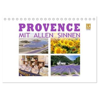 Provence mit allen Sinnen (Tischkalender 2027 DIN A5 quer), CALVENDO Monatskalender