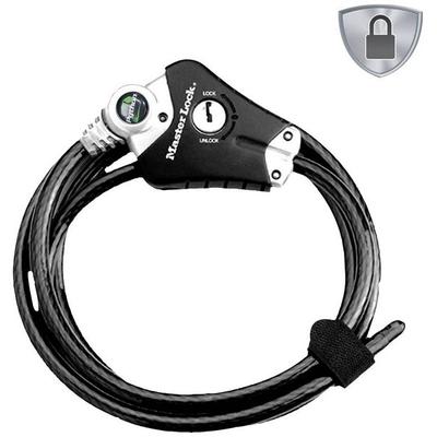 Master Lock 8428EURDPRO Kabelschloss Schwarz Schlüsselschloss