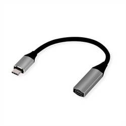 SECOMP STANDARD Display Adapter USB Typ C - Mini DisplayPort v1.2, schwarz, 0,2 m S3216
