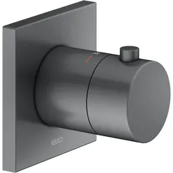 Keuco IXMO Brausethermostat 59553130002 Unterputz Montage, eckig, schwarzchrom gebürstet