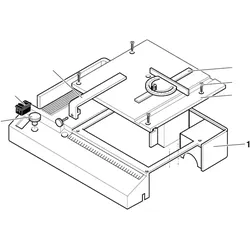 PROXXON 27088-01 Gehäuseoberteil für Dekupiersäge DS230/E