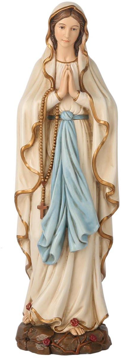 Solidchoice - Standbeeld van Onze-Lieve-Vrouw van Lourdes voor op tafel