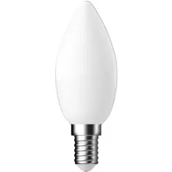 Augenschonendes Nordlux E14 LED-Leuchtmittel matt Kerze dimmbar 470lm 5,4W wie 40W warmweiß