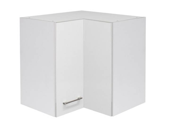 Eck-Hängeschrank Neo Weiß ca. 60x60x54x32 cm