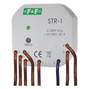 F&R Zwei-Tasten-Rollladensteuerung 1,5A AC-3 230V 0-10min STR-1 (STR-1)