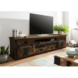 TV-Board Mango 240x50x60 braun lackiert RAILWAY #456