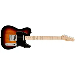 Fender Affinity Series Telecaster 3-Color Sunburst elektrische gitaar (E-Gitarre, Ahorn, Knochen, Pappelholz), Gitarre, Mehrfarbig, Braun