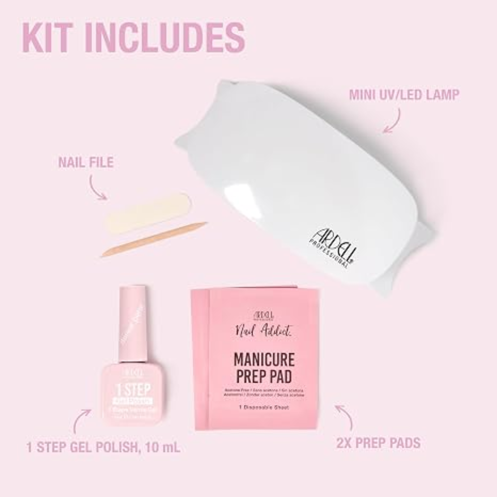 Ardell 1 Step Gel Manicure Kit Starterkit 1&nbsp;un. Flower Petal