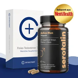 Active Men + cerascreen Testosteron-Test Set