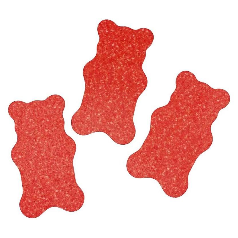 Tanner Kaufladenzubehör - Reinert Bärchen-Salami - aus Holz - in Bärchen-Metalldose (0618.6)