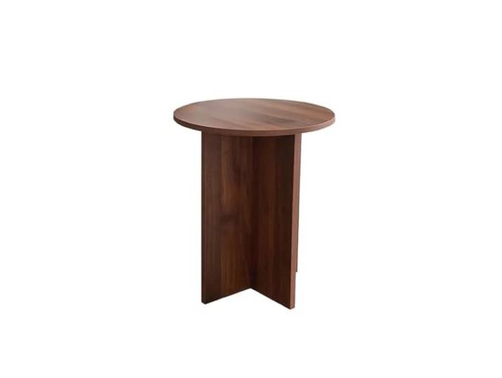 NIUHUAHUI Teetisch, Retro Kleiner runder Tisch Sofa Seite Kaffee Nachttisch Wohnzimmer Balkon Schlafzimmer(Brown,S)