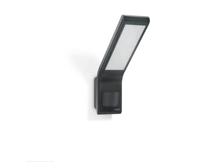Steinel LED-Strahler XLED slim anthrazit, 7,2 W, 648 lm, LED Wandleuchte, 160° Bewegungsmelder, 8 m Reichweite