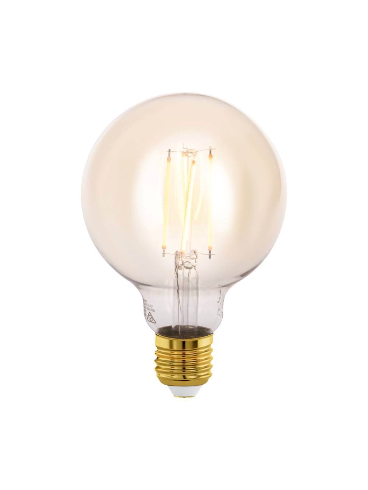 EGLO LED-Lampe G95 Globe 4W/817 300 lumen amber dimmable E27