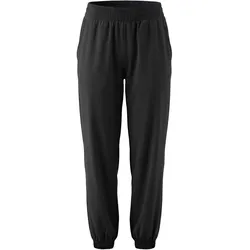 2XU, Damen, Velohosen, Aero Hi-Rise Woven Jogger (S), Schwarz, Silber