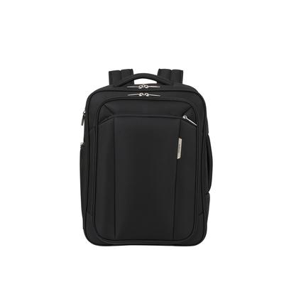 Reiserucksack SAMSONITE "RESPARK", Gr. B/H/T: 36cm x 45cm x 20cm, schwarz, Polyester, Rucksäcke Reiserucksack, recycelte Materialien
