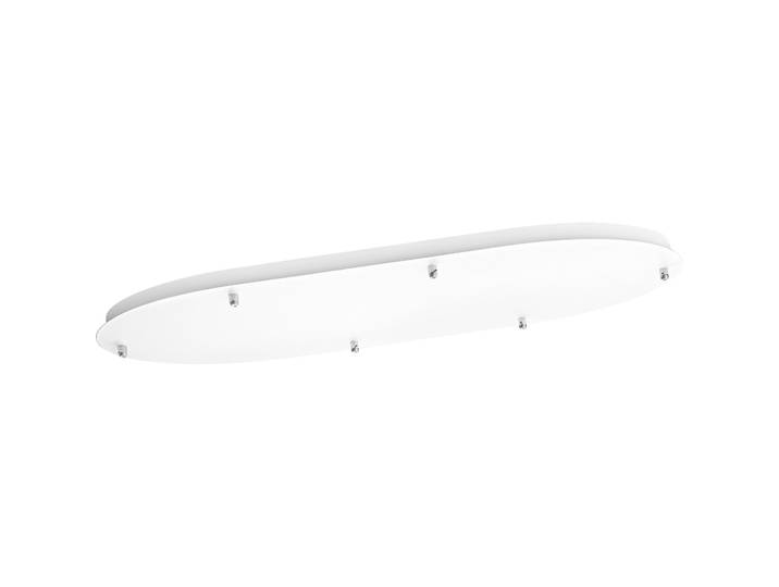 Giberti Luce Baldachin Rosone Weiss Metall 30 cm