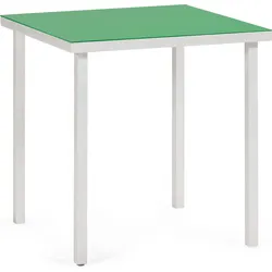 Gartentisch 85 x 85 cm, Aluminium, grün