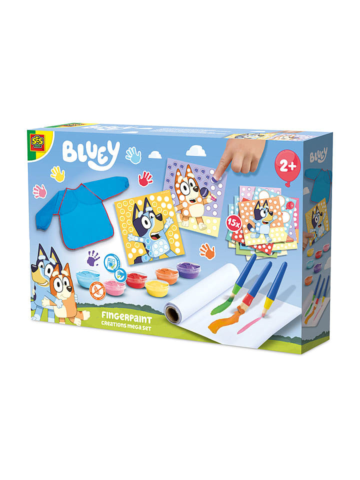 SES Bastelset "Fingerabdruck Bluey Mega-Set" - ab 2 Jahren - onesize