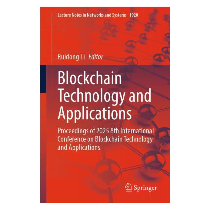 Springer Blockchain Technology and Applications (Englisch, Softcover, Ruidong Li) (67911783)