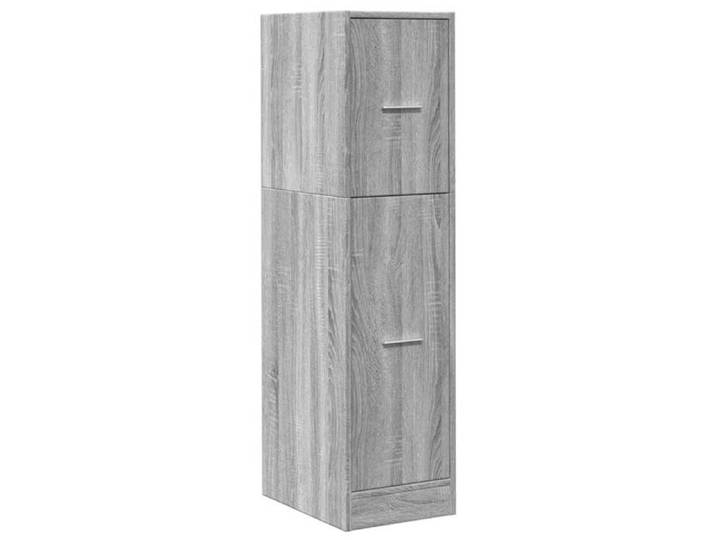 CHIC Armoire Apothicaire Sonoma Gris 30 x 41 x 118 cm en bois d'ingénierie avec 3 tiroirs et charge maximale 60 kg &cho53i