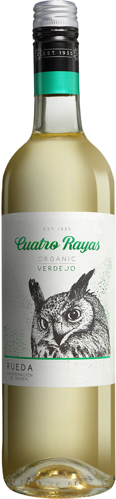 Cuatro Rayas Verdejo Organic 2025 13% Vol. Weißwein Trocken aus Spanien