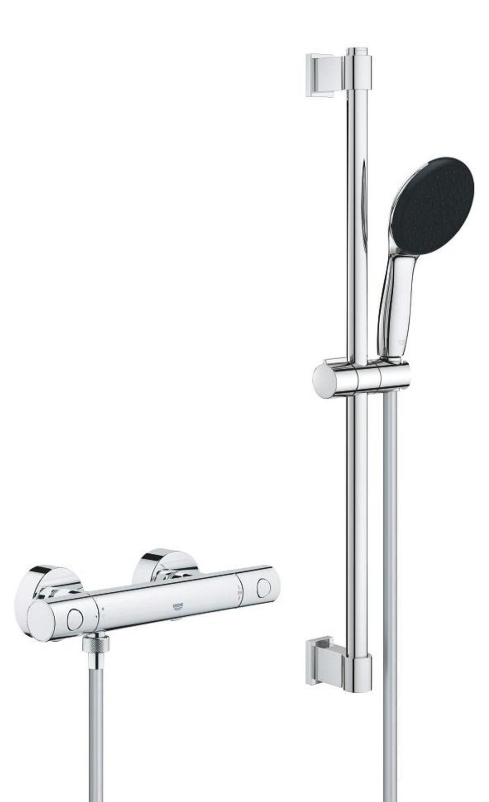 Grohe Precision Doucheset met Thermostaat, Chroom