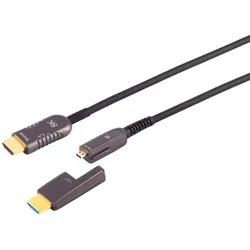 Optisches HDMI Verlegekabel-Set, 10K, 30m
