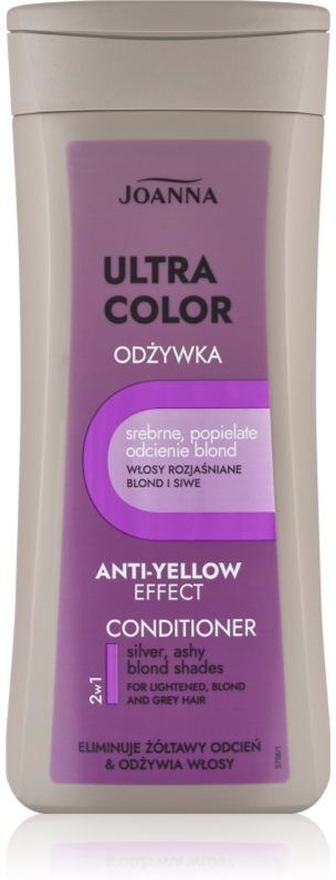 Joanna Ultra Color feuchtigkeitsspendender und nährender Conditioner für blonde Haare 200 g