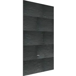 Duschrückwand Steindekor Schiefer BxHxT 1250x2500x3 mm Evenes