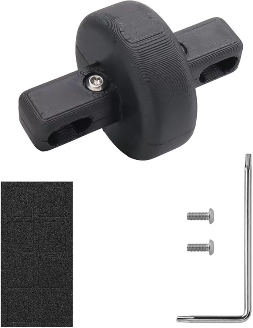 INF Unter-Sattel-Halter kompatibel mit AirTag — Einstellbare Schraubenklemme, Diebstahlschutz, ABS, Schwarz