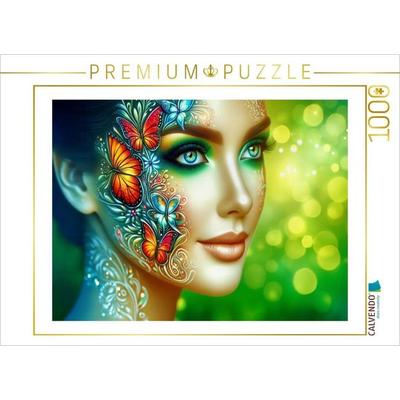 CALVENDO Puzzle Verwandle jedes Gesicht in ein einzigartiges Kunstwerk. | 1000 Teile Lege-Größe 64x48cm Foto-Puzzle für glückliche Stunden, Sonstige