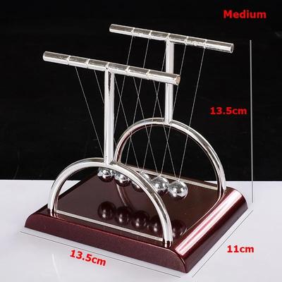 The Handy Homestead Newton Pendulum Ball Balance Desk Decor Physics Toy With Moving Metal Balls M2