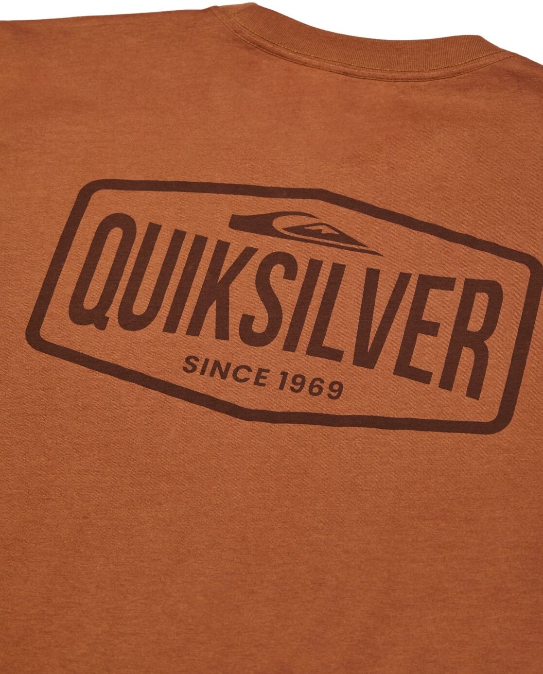 T-Shirt QUIKSILVER "Ev Surf Garage", Herren, Gr. XL, braun (rawhide), Obermaterial: 70% Baumwolle, 30% Baumwolle., Shirts T-Shirt rawhide XL