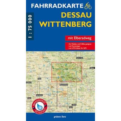 Fahrradkarte Dessau, Wittenberg, Sonstige von , Grünes Herz, 978-3-86636-294-9
