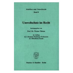Duncker Umweltschutz im Recht. (Deutsch, Softcover) (55667009)