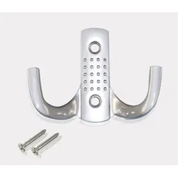 Kleiderhaken Haken Garderobenhaken Huthaken Garderobe Wandhaken kurz CHROM MATT