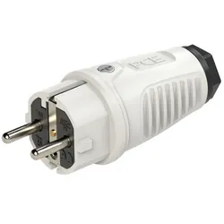 PCE 0522-gs Taurus2 Vollgummi-Stecker 2SL IP54 (hellgrau/schwarz) 0522gs