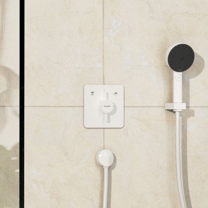 Hansgrohe DuoTurn Q Mischer 75414700 Unterputz, für 2 Verbraucher, mattweiß