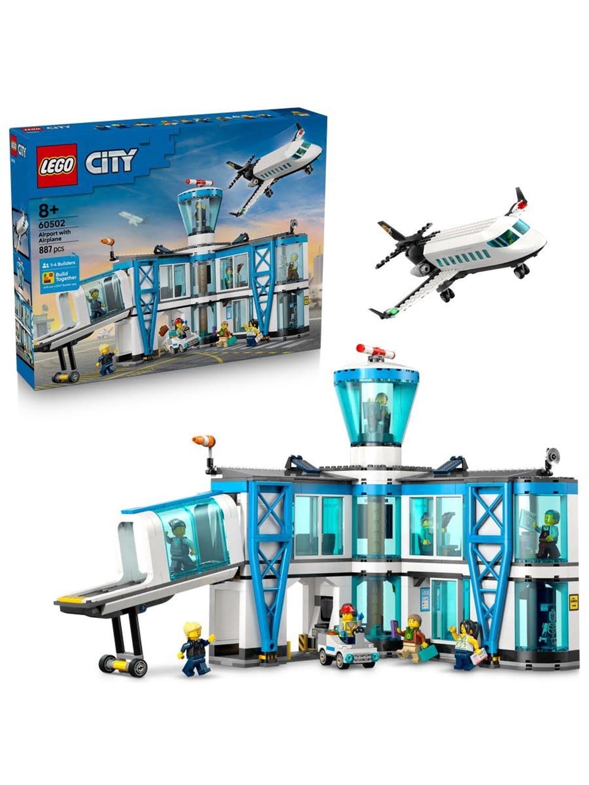 LEGO City 60502 Flughafen mit Flugzeug